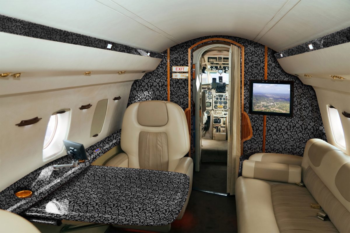 Private Jet Interior